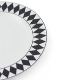 Prada chequerboard dinner plates 25cm, imported from the UK