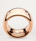 Pomellato Iconica rose gold diamond ring, UK version