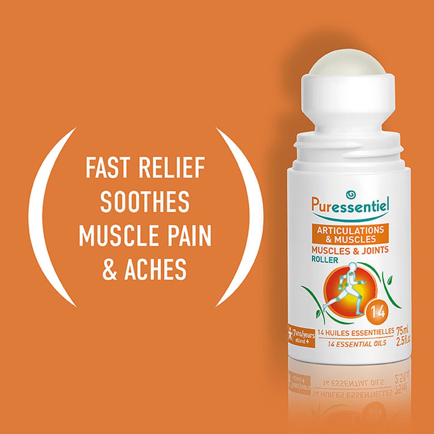 Puressentiel Muscle and Joints pain relief roller 75ml, imported from the UK