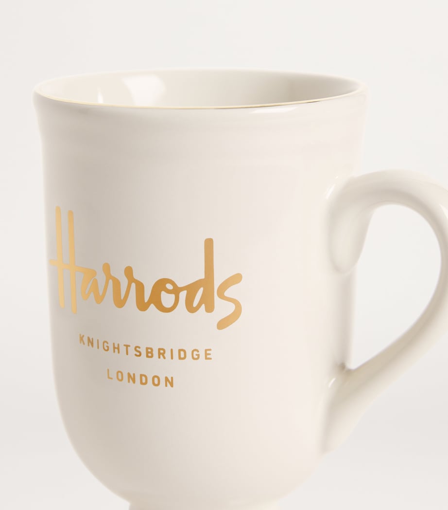 Harrods pedestal logo mug, UK version