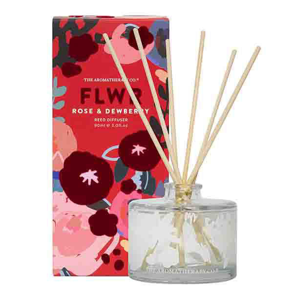 The Aromatherapy Co 90ml FLWR Diffuser Rose and Dewberry