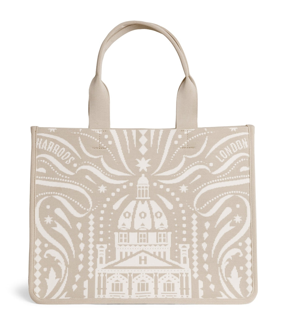 Harrods medium Knights of Brompton tote bag - British product