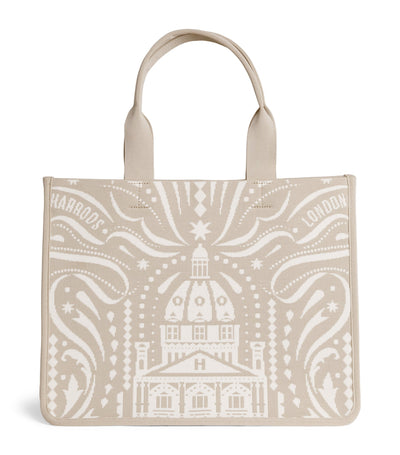 Harrods Harrods Medium Knights of Brompton Tote Bag- Buy online at McGrocer