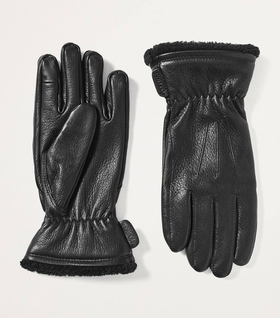 Aspinal Of London men's deerskin gloves medium, imported from the UK