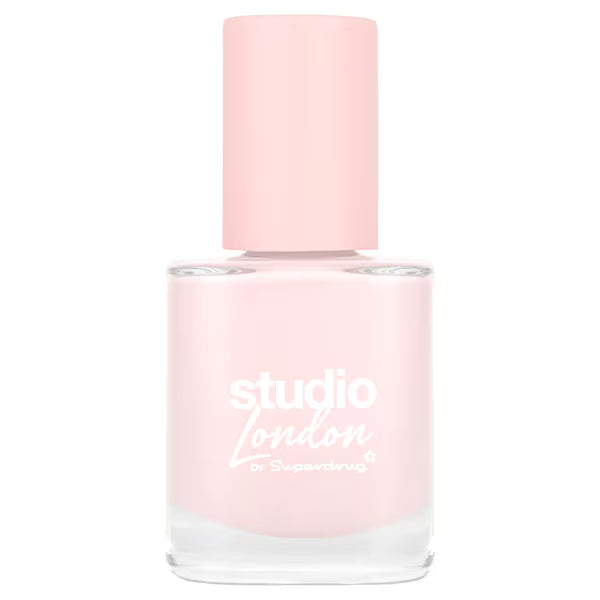 Studio London pink nail polish container (British brand)