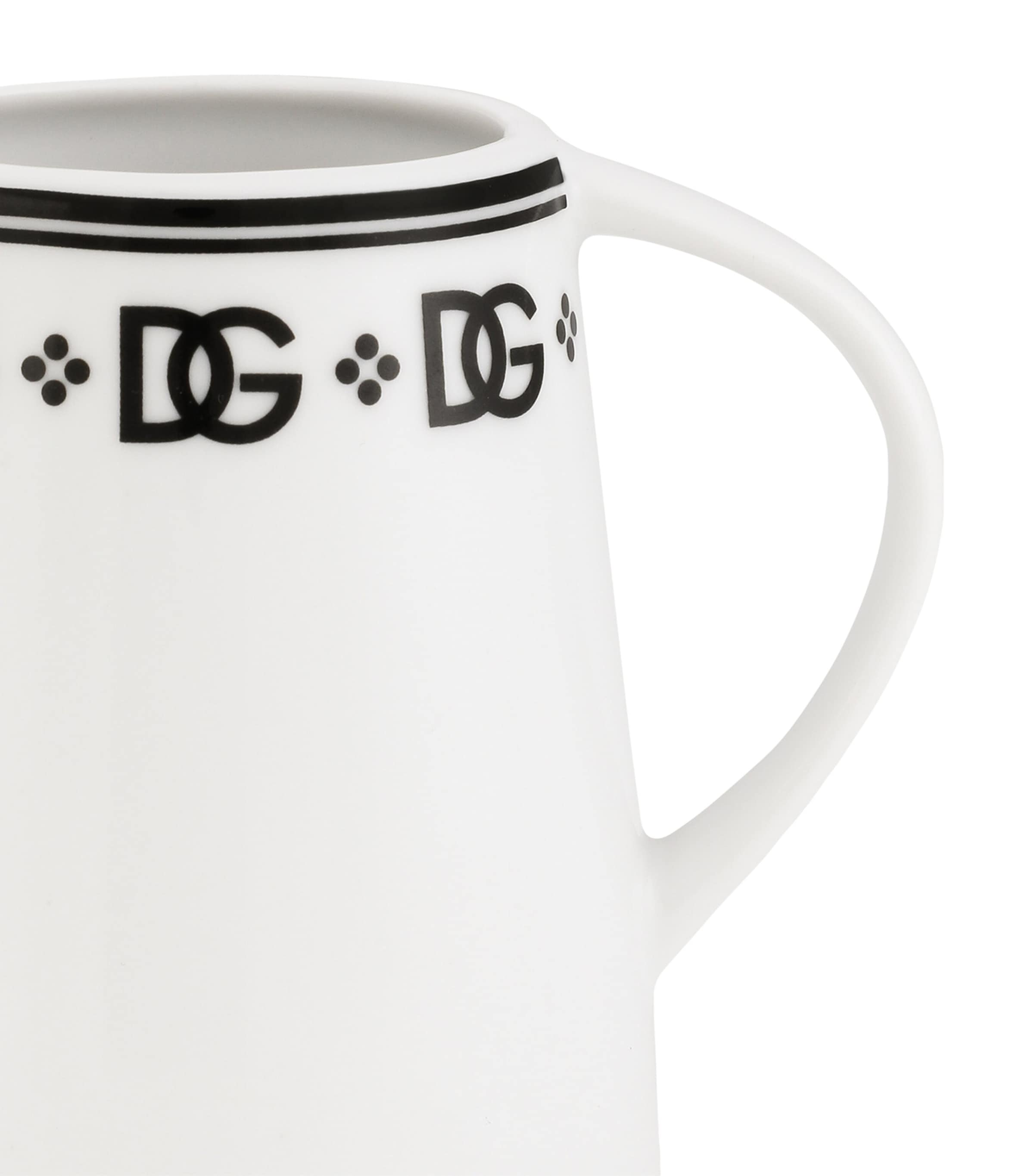 Dolce&Gabbana Casa porcelain milk jug with DG logo - British product