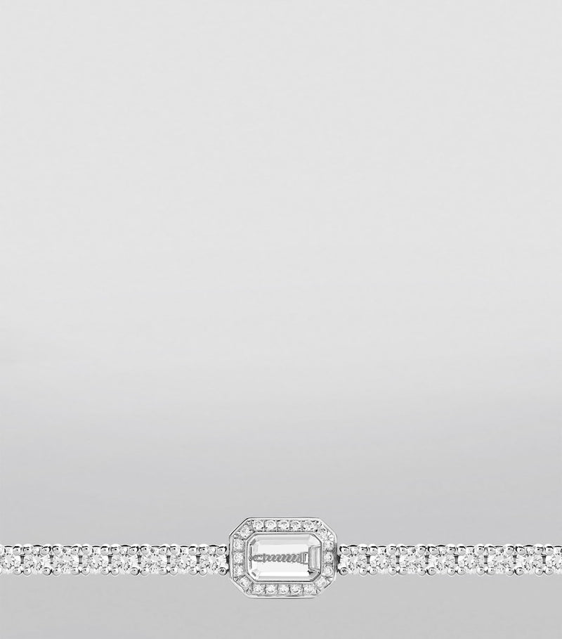 Boucheron Rivière Vendôme white gold diamond bracelet - British product