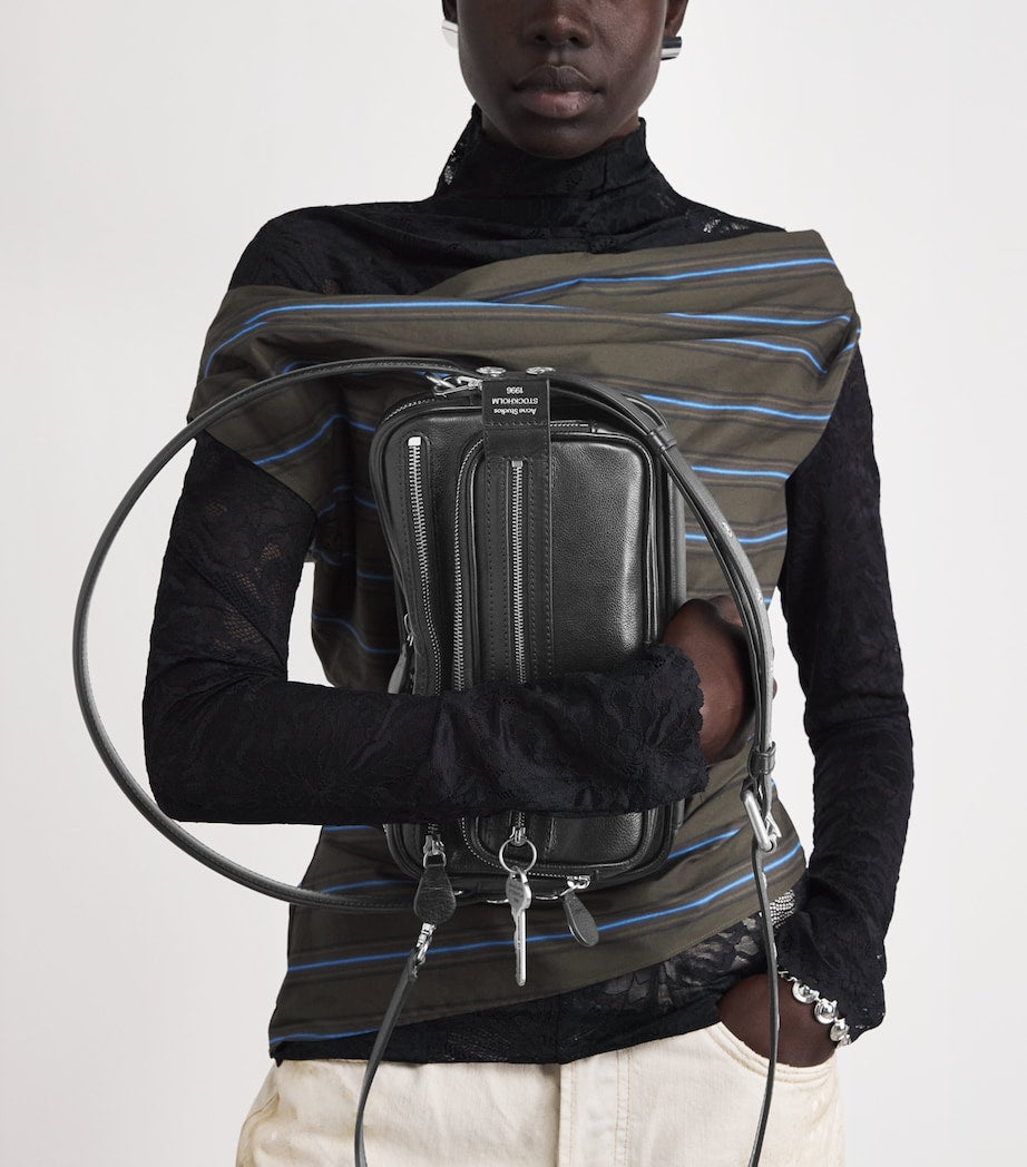 Acne Studios Camero Party Leder-Umhängetasche - Britisches Produkt