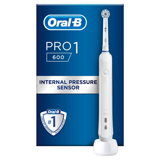 Oral-B Pro 1 Sensitive White Electric Toothbrush electric & battery toothbrushes Sainsburys   