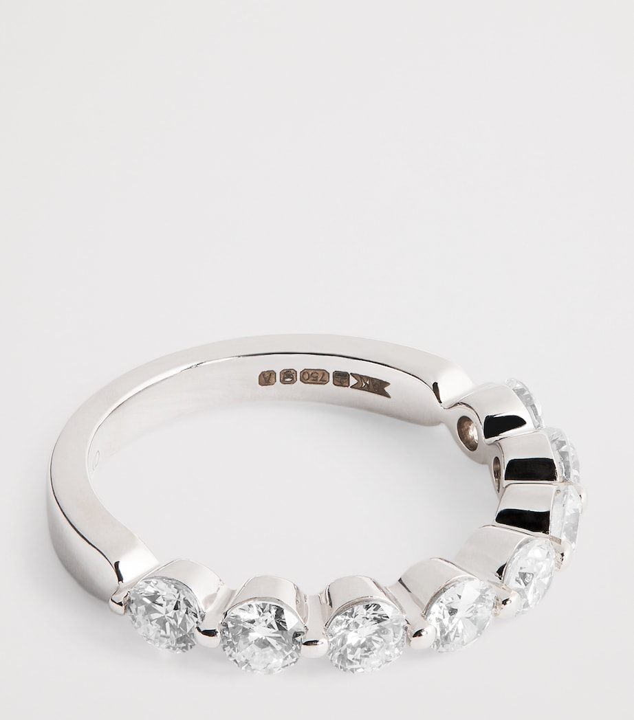 Anita Ko floating diamond ring white gold (British brand)