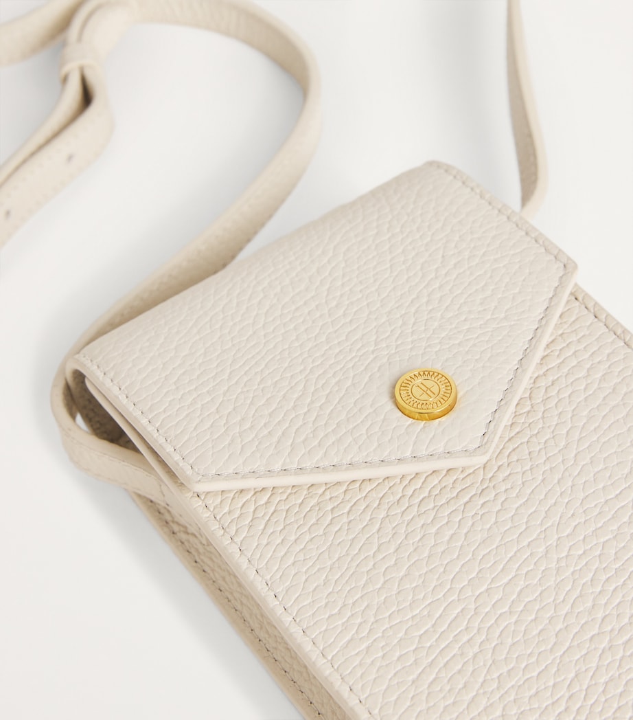 Harrods Italian leather phone pouch, UK version