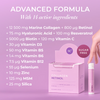 Swedish Collagen Retinol blueberry collagen shots 25ml 30 servings, UK version