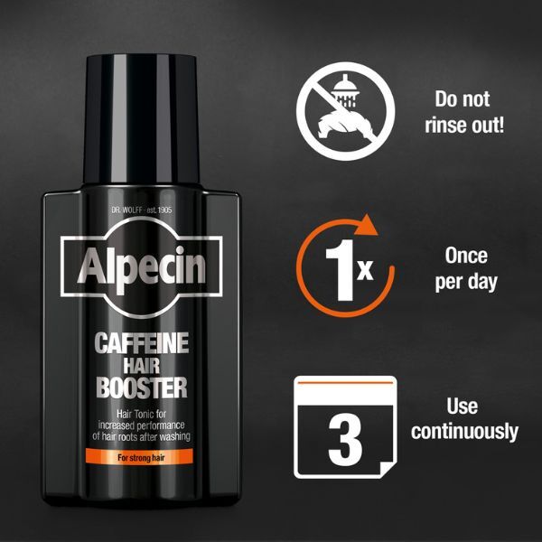 Alpecin Black Caffeine Hair Booster 2x 200ml GOODS Superdrug   