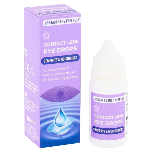 Superdrug Contact Lens Drops 10ml