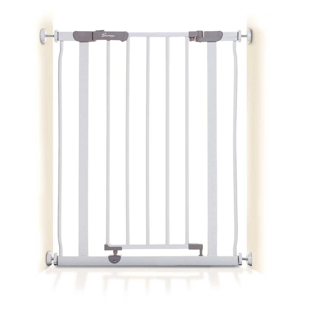 DreamBaby Ava Slimline Gate - Fits Openings 61cm to 68cm - White GOODS Boots   