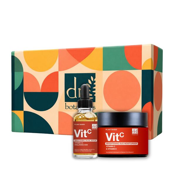 Dr Botanicals Vitamin C Duo Moisturiser & Serum Kit, imported from the UK