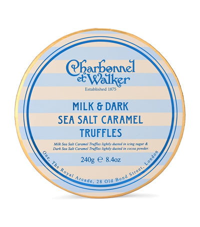 Harrods Charbonnel et Walker Milk and Dark Sea Salt Caramel Truffles 240g- Buy online at McGrocer