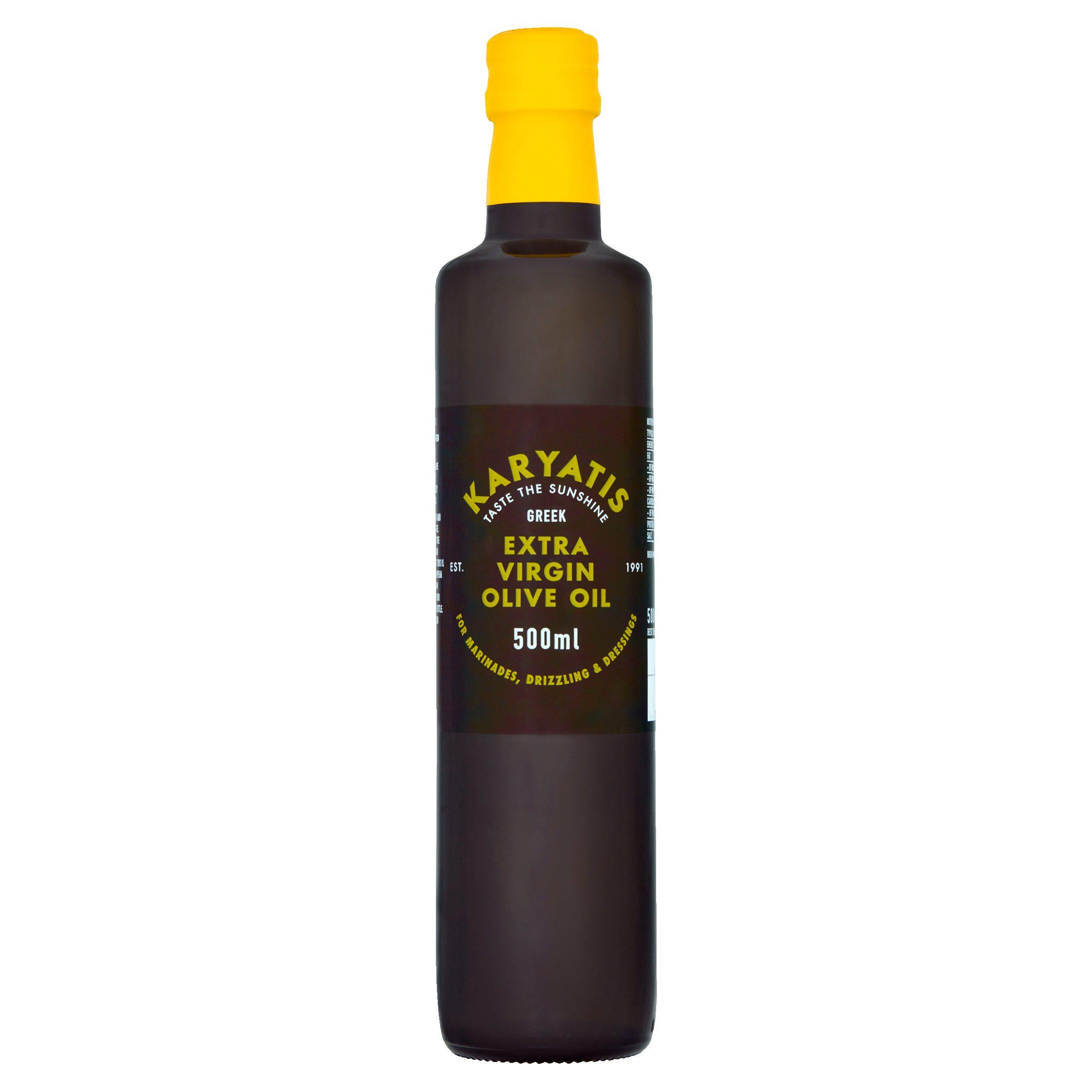 Karyatis Greek Extra Virgin Olive Oil 500ml oils Sainsburys   