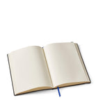 Aspinal Of London grained leather bound A5 notebook - British product
