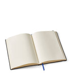 Aspinal Of London grained leather bound A5 notebook - British product