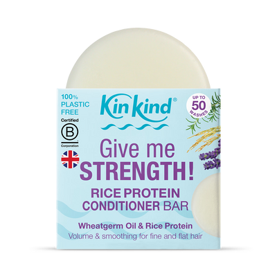 Holland & Barrett KinKind Give Me Strength! Rice Protein Solid Conditioner Bar 40g- Buy online at McGrocer
