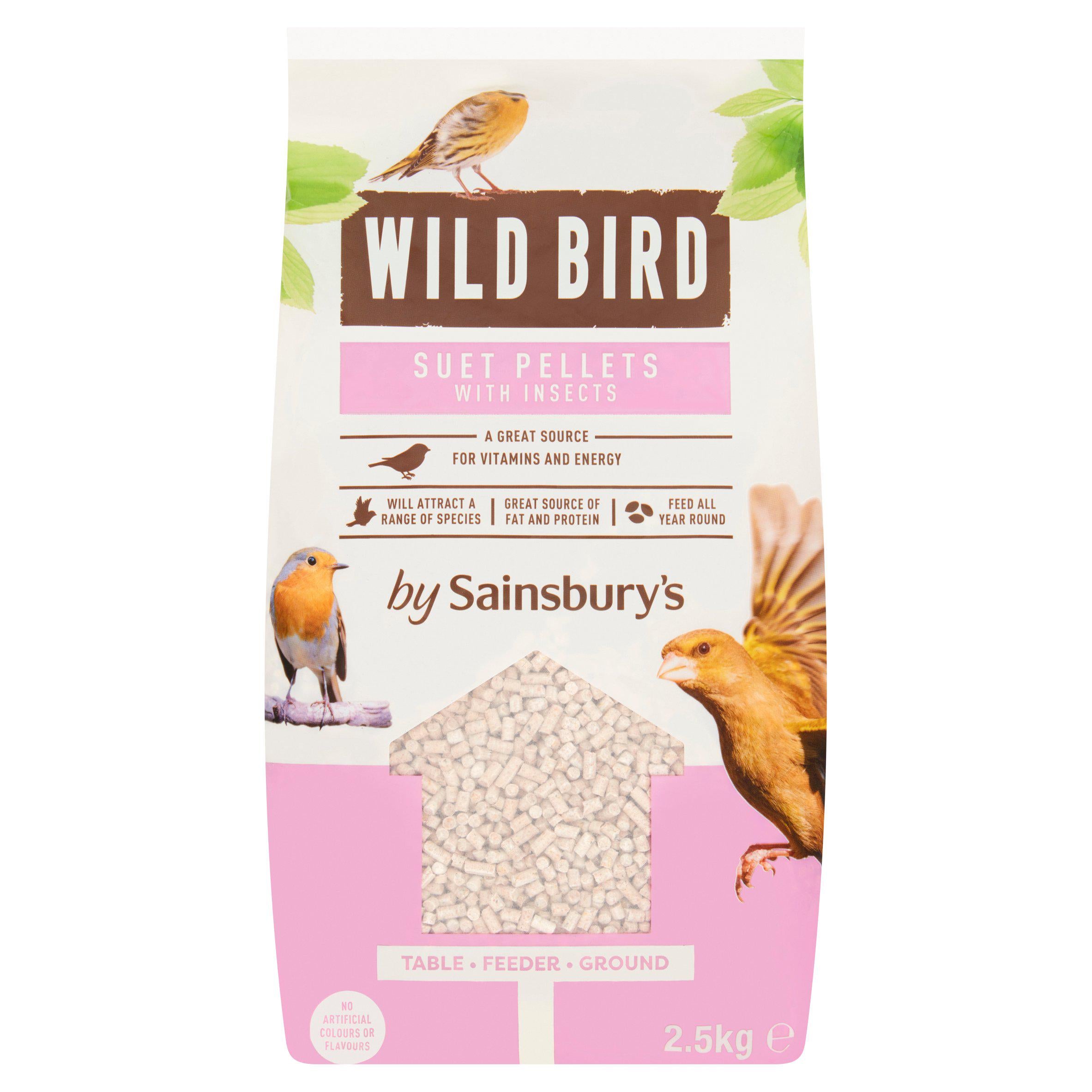 Sainsbury's Wild Bird Suet Pellet with Insects 2.5kg GOODS Sainsburys   