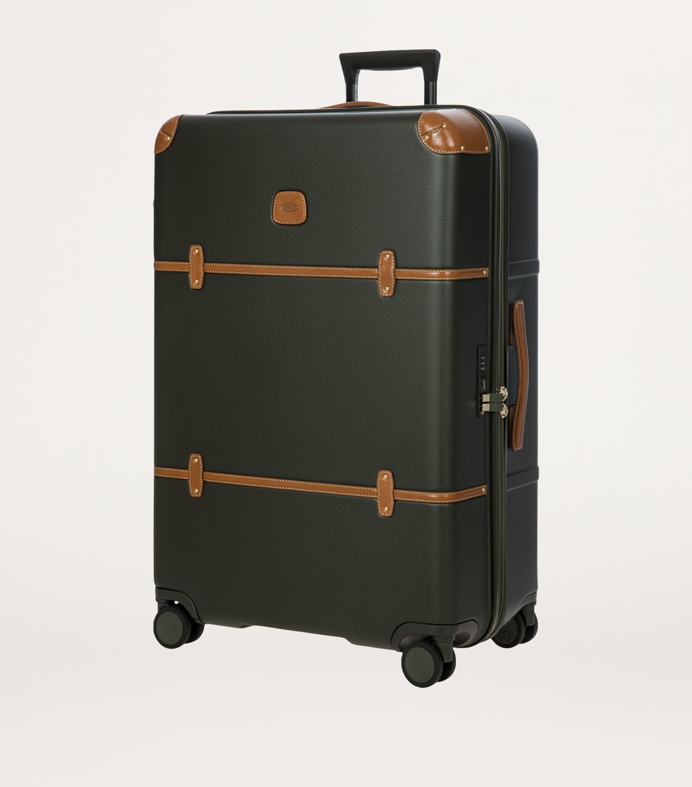 Bric's Bellagio check-in suitcase 76cm with leather trims (British brand)