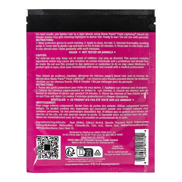 Manic Panic hair colour Hot Hot Pink 50ml (British brand)