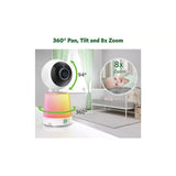 LeapFrog Pan Tilt Wi-Fi baby monitor 7 inch, imported from the UK