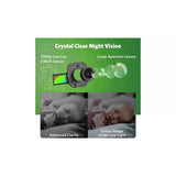 LeapFrog Pan Tilt Wi-Fi baby monitor 7 inch, imported from the UK
