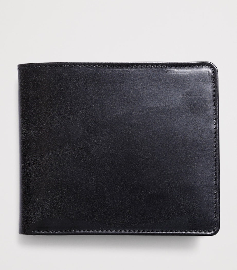 Swaine leather bifold wallet with card slots, UK version