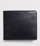 Swaine leather bifold wallet with card slots, UK version