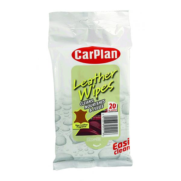 CarPlan Flash Dash Leather Wipes