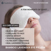 Hydréa London Bamboo & Lavender eye pillow, imported from the UK