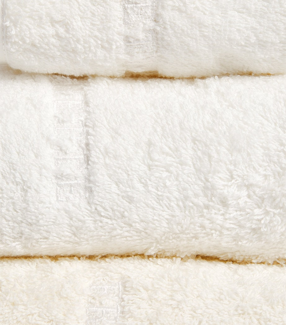 Frette Unito hand towel 60cm by 110cm - British product