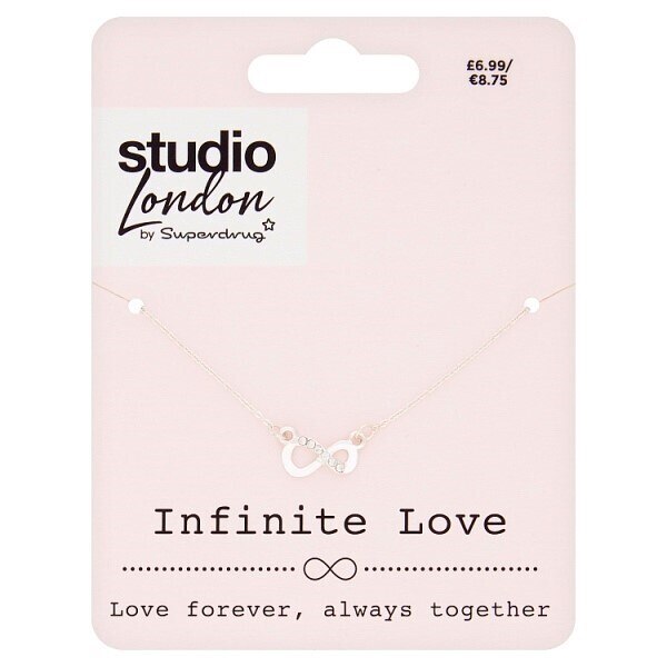 Superdrug Studio Meaningful Infinite Love Necklace