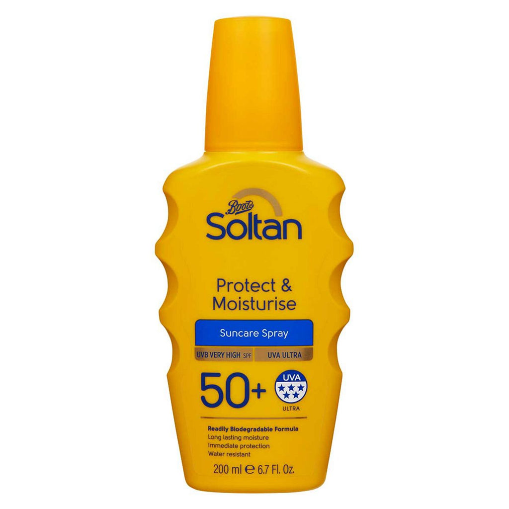 Soltan Protect & Moisturise Spray SPF50+ 200ml