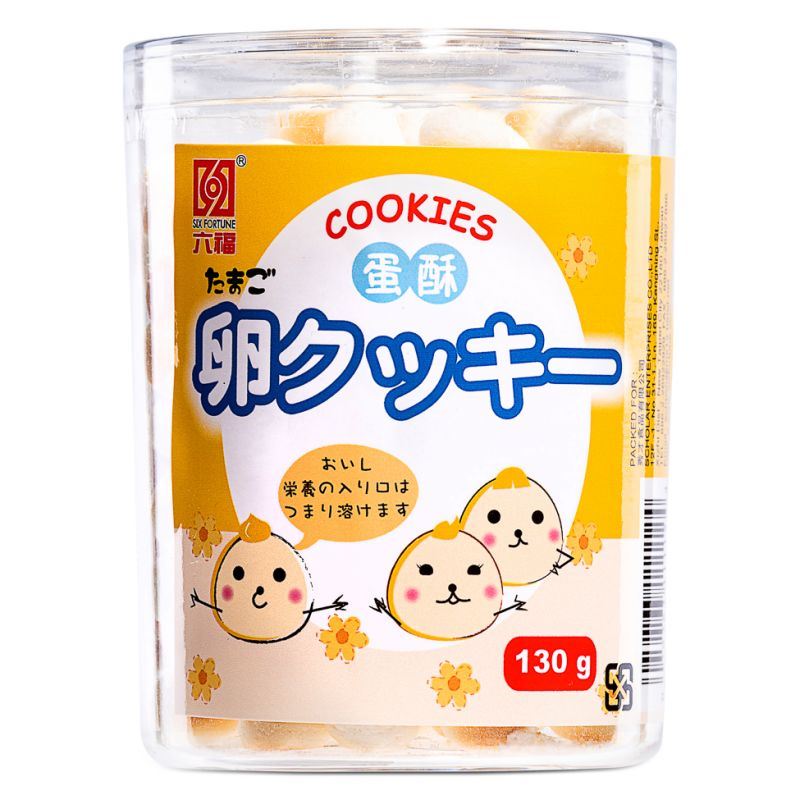 Six Fortune egg cookies , imported from the UK