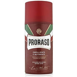Proraso Red Sandalwood shaving foam 300ml, imported from the UK