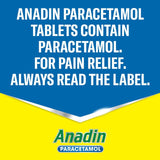 Anadin Paracetamol Pain Relief for Headaches Cold & Flu Tablets 16    16 per pack