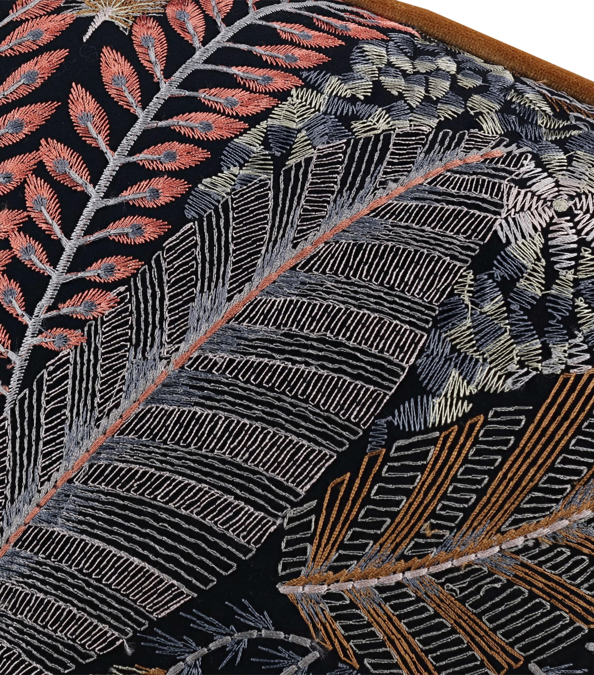 Romo embroidered Chiraco Serandite cushion 50cm x 50cm, imported from the UK