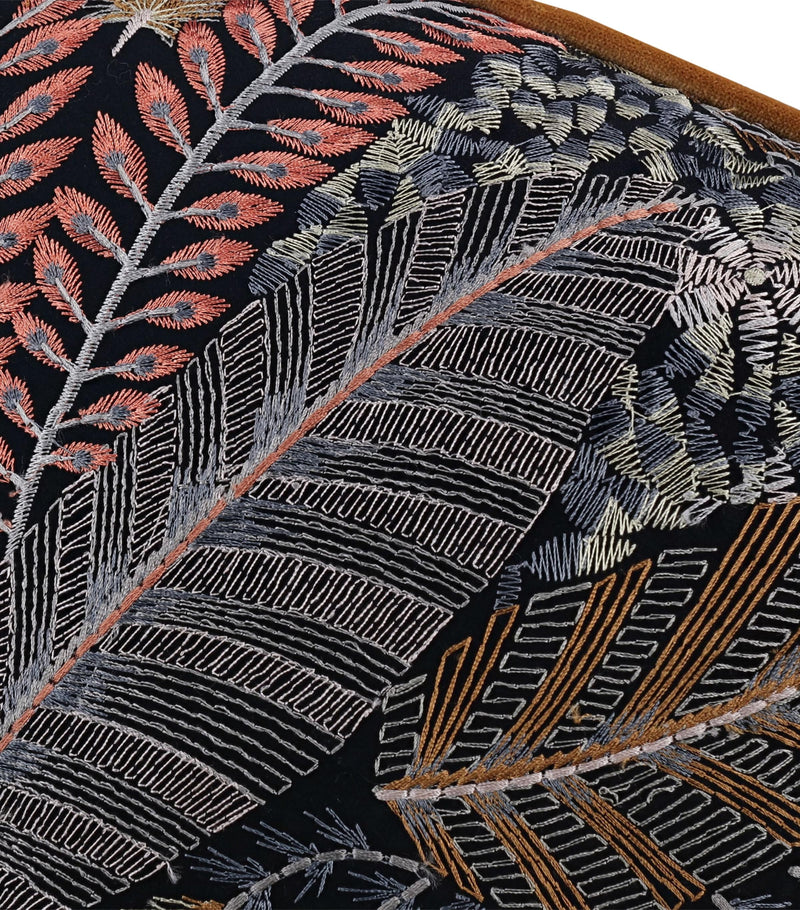 Romo embroidered Chiraco Serandite cushion 50cm x 50cm, imported from the UK