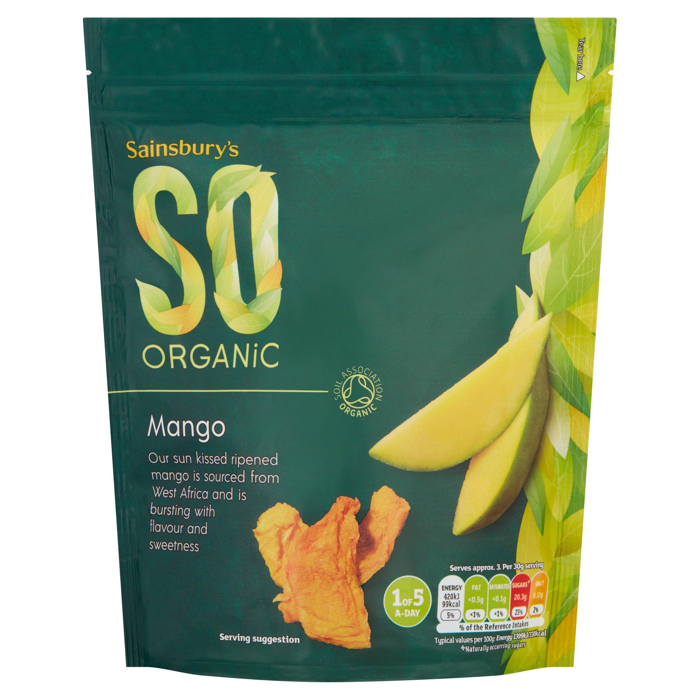 Sainsbury's Mango, SO Organic 100g GOODS Sainsburys   