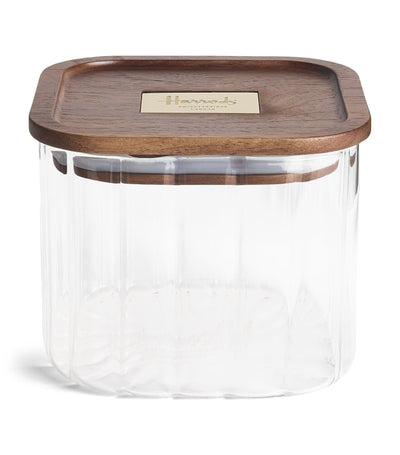 Harrods Harrods Small Glass Storage Jar- Buy online at McGrocer