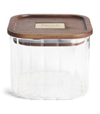 Harrods small glass storage jar 10cm height - British product
