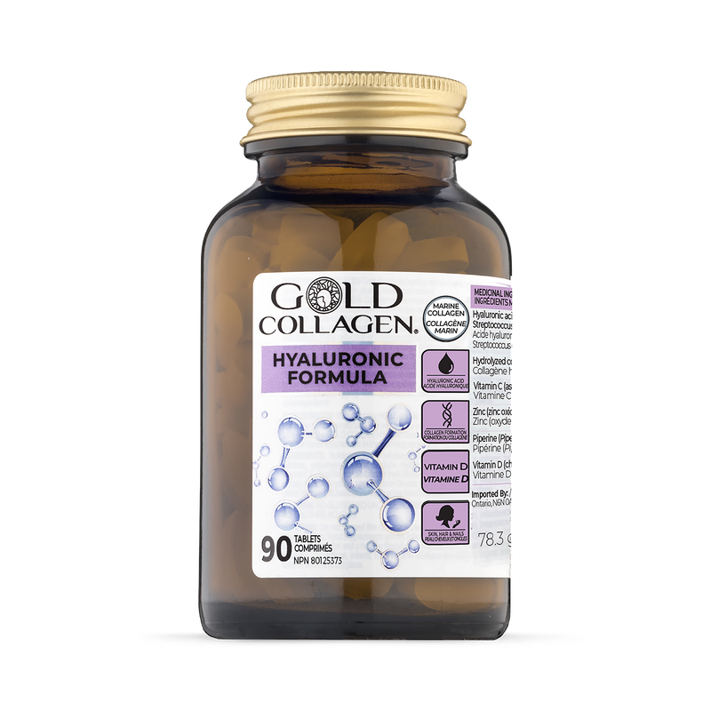 Gold Collagen Hyaluronic Formula 90 tablets (British brand)