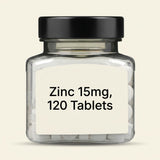 Holland & Barrett zinc tablets 15mg 120 count (British brand)
