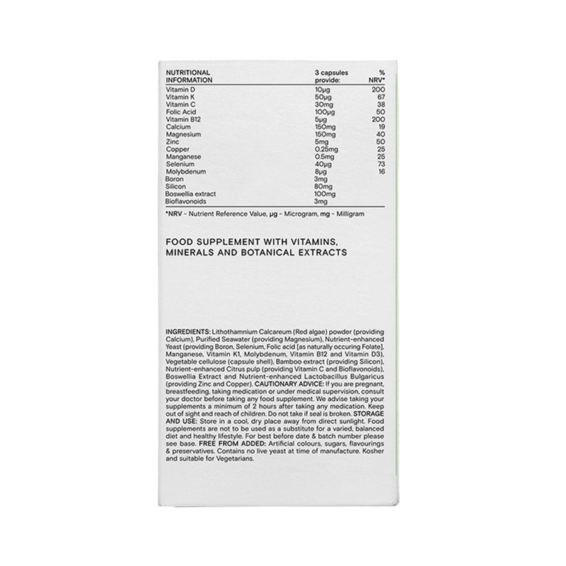 Wild Nutrition supplement Bone and Muscle Support 90 capsules - British product
