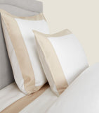 Oxford Pillowcase in Cotton Sateen with Color Block Design, 51cm x 71cm