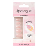 Invogue Baby Pink Oval Nails - Pack of 24 GOODS Superdrug   